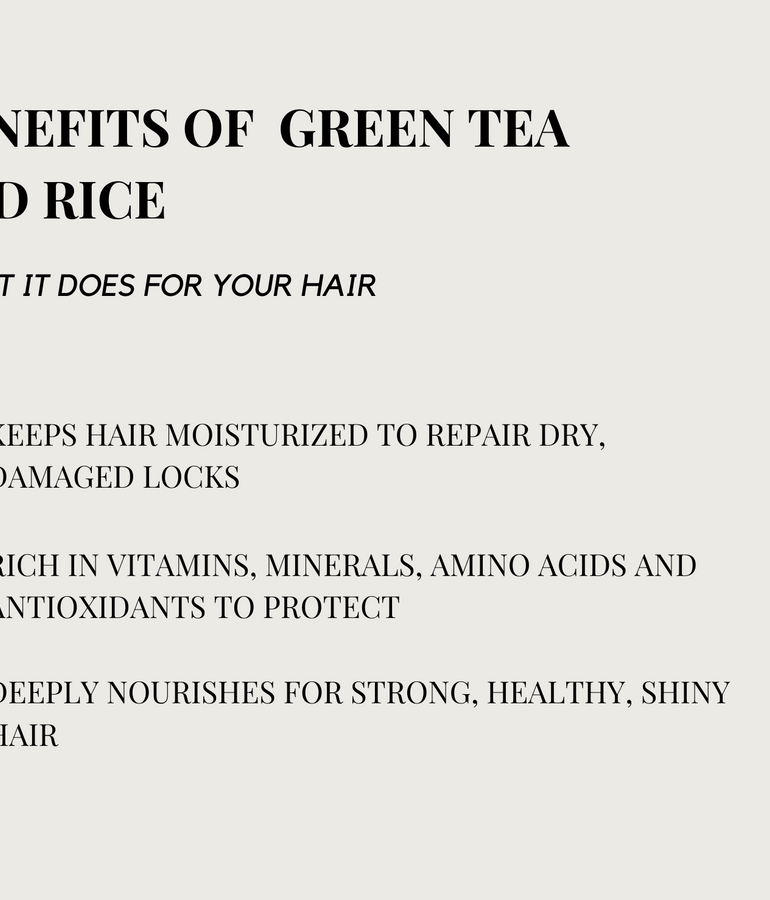 Fermented Green Tea & Rice Infused Hair Oil